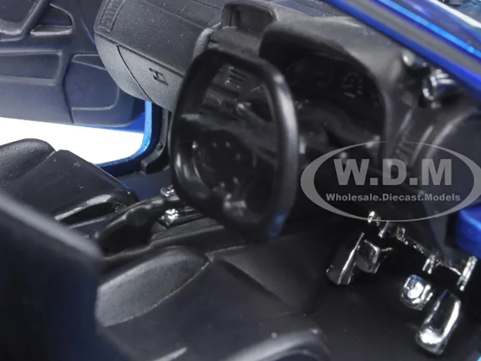 Brian's Nissan GTR Skyline R34 RHD (Right Hand Drive) Blue "Fast & Furious 25th Anniversary" Series 1/24 Diecast Model Car by Jada