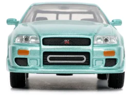 Brian's Nissan Skyline GT-R (BNR34) RHD (Right Hand Drive) Turquoise Metallic 