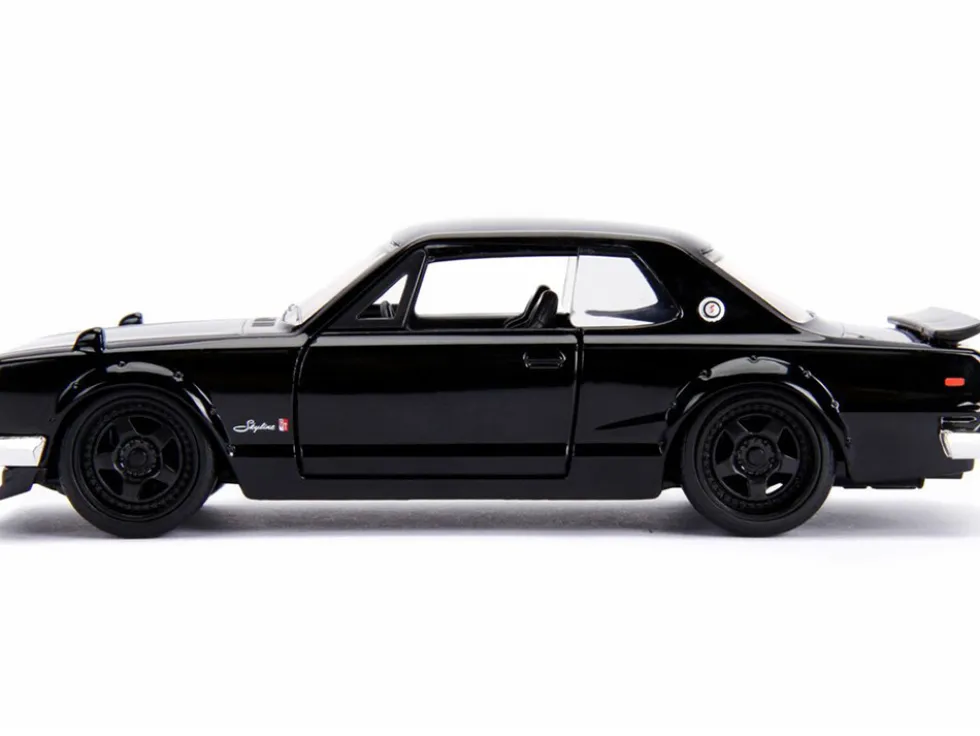 Brian's Nissan Skyline 2000 GT-R KPGC10 Black Fast & Furious Movie 1/32 Diecast Model Car Jada 99602
