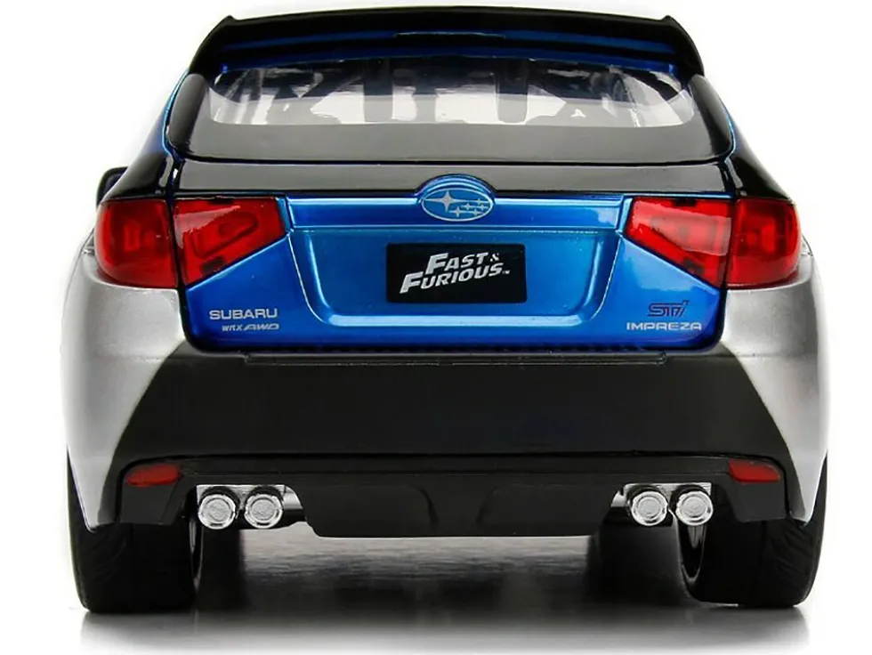 Brian's Subaru Impreza WRX STI Fast Furious Movie 1/24 Diecast Model Car Jada 99514