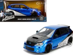 Brian's Subaru Impreza WRX STI Fast Furious Movie 1/24 Diecast Model Car Jada 99514