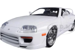 Brian's Toyota Supra White Fast & Furious Movie 1/24 Diecast Car Model Jada 97375