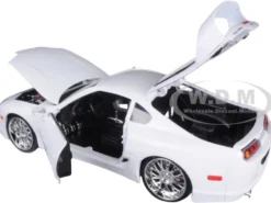 Brian's Toyota Supra White Fast & Furious Movie 1/24 Diecast Car Model Jada 97375