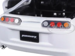 Brian's Toyota Supra White Fast & Furious Movie 1/24 Diecast Car Model Jada 97375