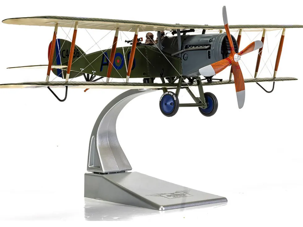 Bristol F-2B Fighter Aircraft "C4636, Devil-in-the-Dusk, No. 39 Squadron" (1918) Royal Flying Corps "The Aviation Archive" Series 1/48 Diecast Model by Corgi