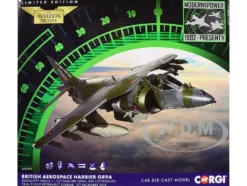 British Aerospace Harrier GR9A Aircraft "ZG506/P77, Ninja 1, RAF Cottesmore, Final Flight Retirement Scheme" (2010) Royal Air Force "The Aviation Archive" Series 1/48 Diecast Model by Corgi