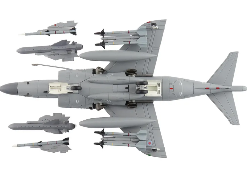 British Aerospace Sea Harrier FA.2 Aircraft with Sea Eagle Missiles "ZH796" (2018) British Royal Navy "Air Power Series" 1/72 Diecast Model by Hobby Master
