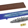 British HMS Invincible (R05) Aircraft Carrier Waterline Edition "Falklands War" (1982) British Royal Navy "Battleship" Series 1/700 Diecast Model by Metal Proud