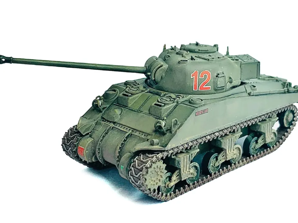 British Sherman Firefly Vc Tank #12 "3 Troop, A Sqd. Northamptonshire Yeomanry, France" (1944) "NEO Dragon Armor" Series 1/72 Plastic Model by Dragon Models