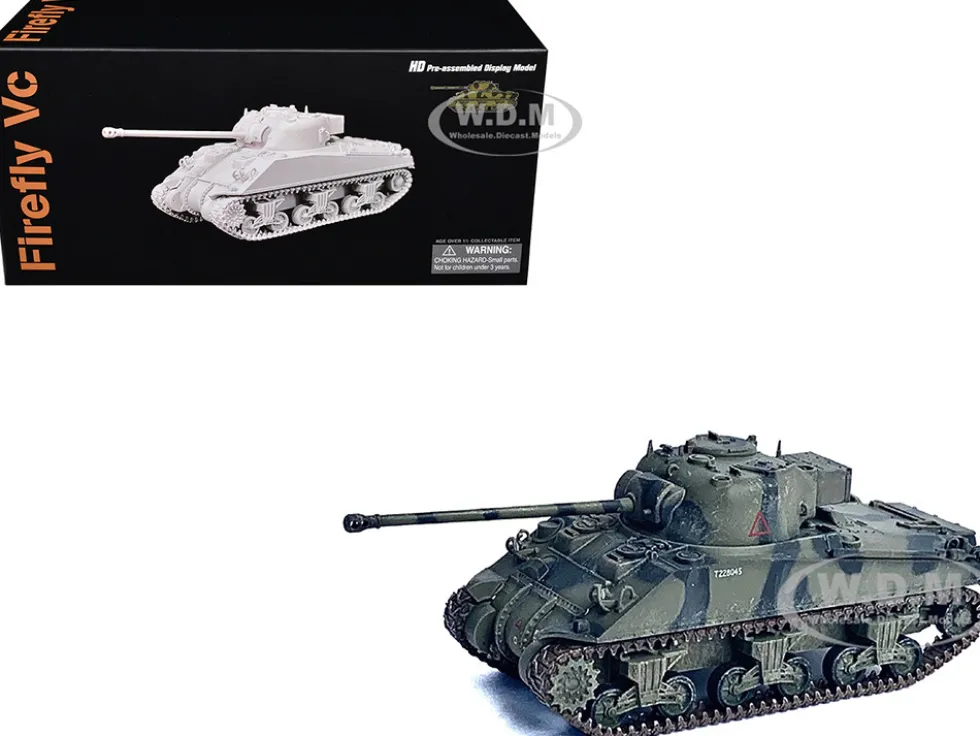 British Sherman Firefly VC Tank "4th/7th Royal Dragoon Guard, 8th Armoured Brigade, France" (1944) "NEO Dragon Armor" Series 1/72 Plastic Model by Dragon Models