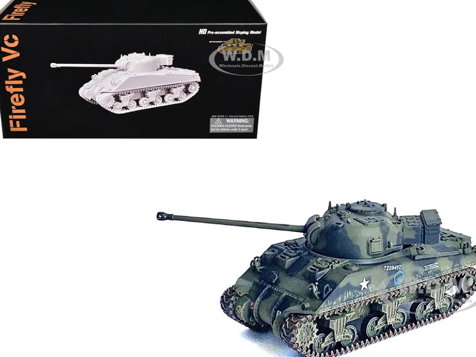 British Sherman Firefly VC Tank "1st Armoured Division, Normandy, France" (1944) "NEO Dragon Armor" Series 1/72 Plastic Model by Dragon Models