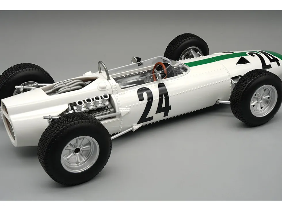 BRM P261 #24 Bob Bondurant Formula One F1 "Belgian GP" (1966) "Mythos Series" Limited Edition to 40 pieces Worldwide 1/18 Model Car by Tecnomodel