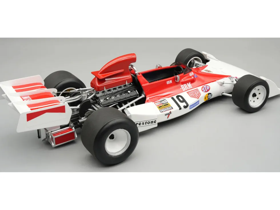 BRM P160E #19 Clay Regazzoni Formula One F1 "German GP" (1973) "Mythos Series" with Display Case Limited Edition to 50 pieces Worldwide 1/18 Model Car by Tecnomodel