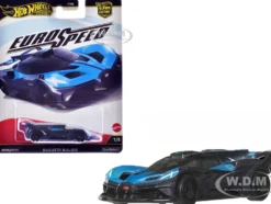Bugatti Bolide Blue and Dark Blue Metallic "Euro Speed" Series Diecast Model Car by Hot Wheels