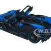 Bugatti Bolide Blue Carbon Gray 1/18 Diecast Model Car Bburago 11047