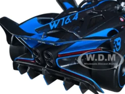 Bugatti Bolide Blue Carbon Gray 1/18 Diecast Model Car Bburago 11047