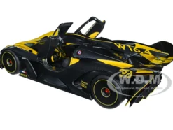 Bugatti Bolide Yellow Carbon Gray 1/18 Diecast Model Car Bburago 11047