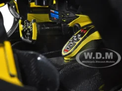 Bugatti Bolide Yellow Carbon Gray 1/18 Diecast Model Car Bburago 11047