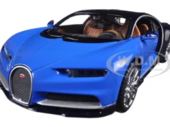 Bugatti Chiron Blue 1/24 Diecast Model Car Maisto 31514