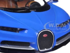 Bugatti Chiron Blue 1/24 Diecast Model Car Maisto 31514
