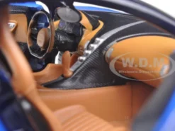 Bugatti Chiron Blue 1/24 Diecast Model Car Maisto 31514