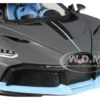 Bugatti Divo Matt Gray - Blue 1/18 New