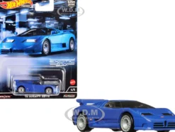 1994 Bugatti EB110 Blue Exotic Envy Series Diecast Model Car Hot Wheels HCJ89