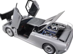 Bugatti EB110 GT Silver 1/18 Diecast Car Model Autoart 70979