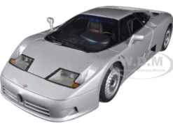 Bugatti EB110 GT Silver 1/18 Diecast Car Model Autoart 70979