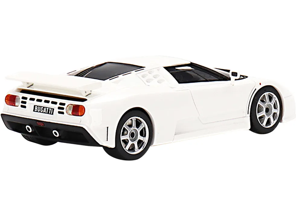 Bugatti EB110 Super Sport Bianco Monaco White 1/43 Model Car True Scale Miniatures TSM430673