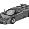 Bugatti EB110 Super Sport Grigio Scuro Dark Gray Metallic Limited Edition 1/64 Diecast Model Car by Mini GT