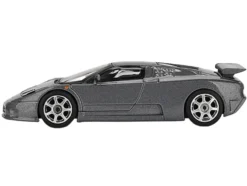 Bugatti EB110 Super Sport Grigio Scuro Dark Gray Metallic Limited Edition 1/64 Diecast Model Car by Mini GT