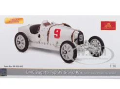Bugatti T35 #9 National Color Project Grand Prix Germany Limited Edition 800 pieces Worldwide 1/18 Diecast Model Car CMC 100 B005