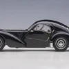 1938 Bugatti Type 57SC Atlantic Disc Wheels Black 1/43 Diecast Model Car Autoart 50946