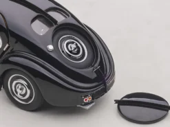 1938 Bugatti Type 57SC Atlantic Disc Wheels Black 1/43 Diecast Model Car Autoart 50946