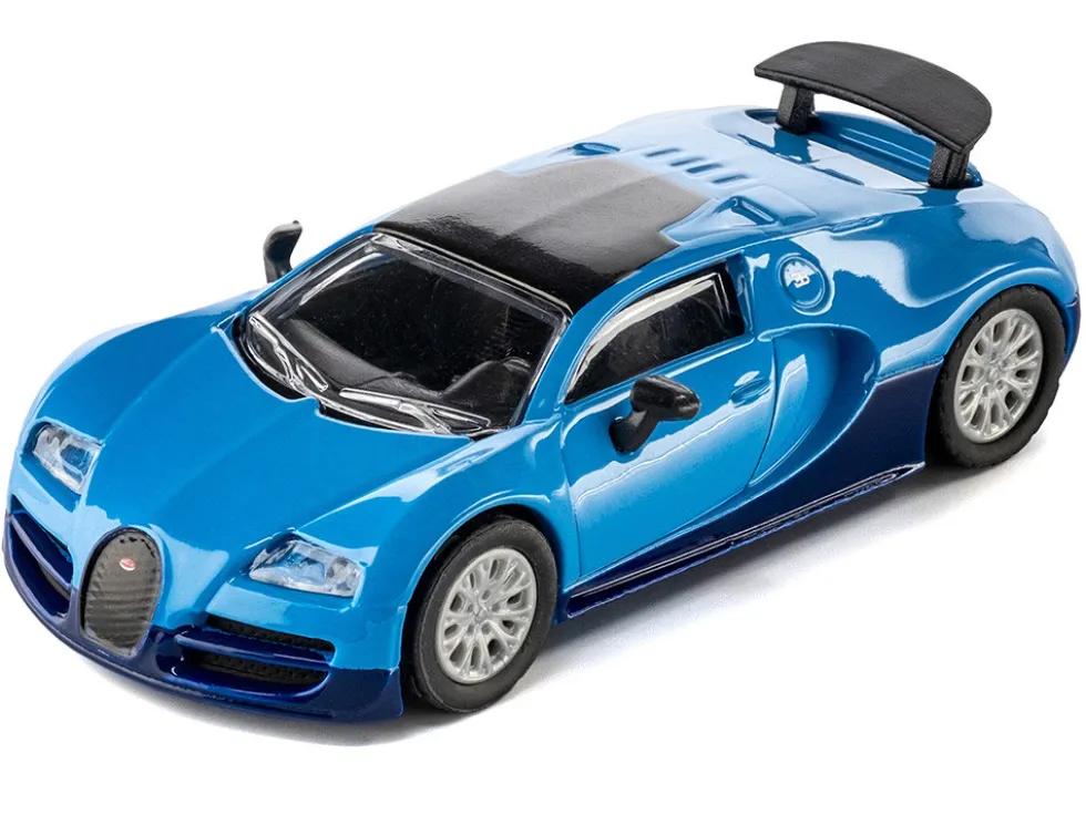 2005 Bugatti Veyron 16.4 Super Sport Blue "Collection" Series 1/64 Diecast Model Car by Majorette