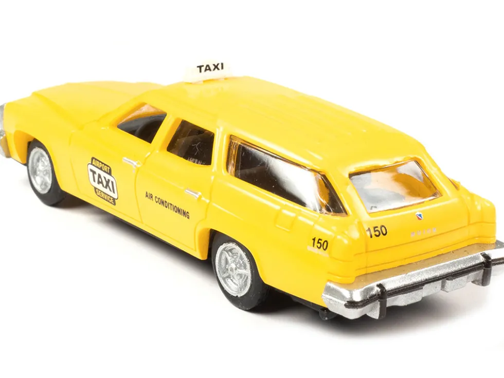 1974 Buick Estate Station Wagon Taxi Yellow 1/87 (HO) Scale Model Classic Metal Works 30656