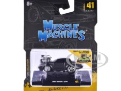 1987 Buick GNX Black Metallic 1/64 Diecast Model Car by Muscle Machines