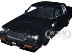 1987 Buick Grand National Black Metallic Blackbird Bigtime Muscle Series 1/24 Diecast Model Car Jada 34199