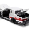 1987 Buick Grand National #7 "Buick Racing" Matt Silver Metallic with Red and Black Stripes "Bigtime Muscle" Series 1/24 Diecast Model by Jada
