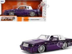 1987 Buick Grand National Candy Purple with Graphics and White Top and Interior 