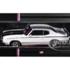 1970 Buick GSX Apollo White with Black and Red Stripes 1/43 Diecast Model by IXO Models