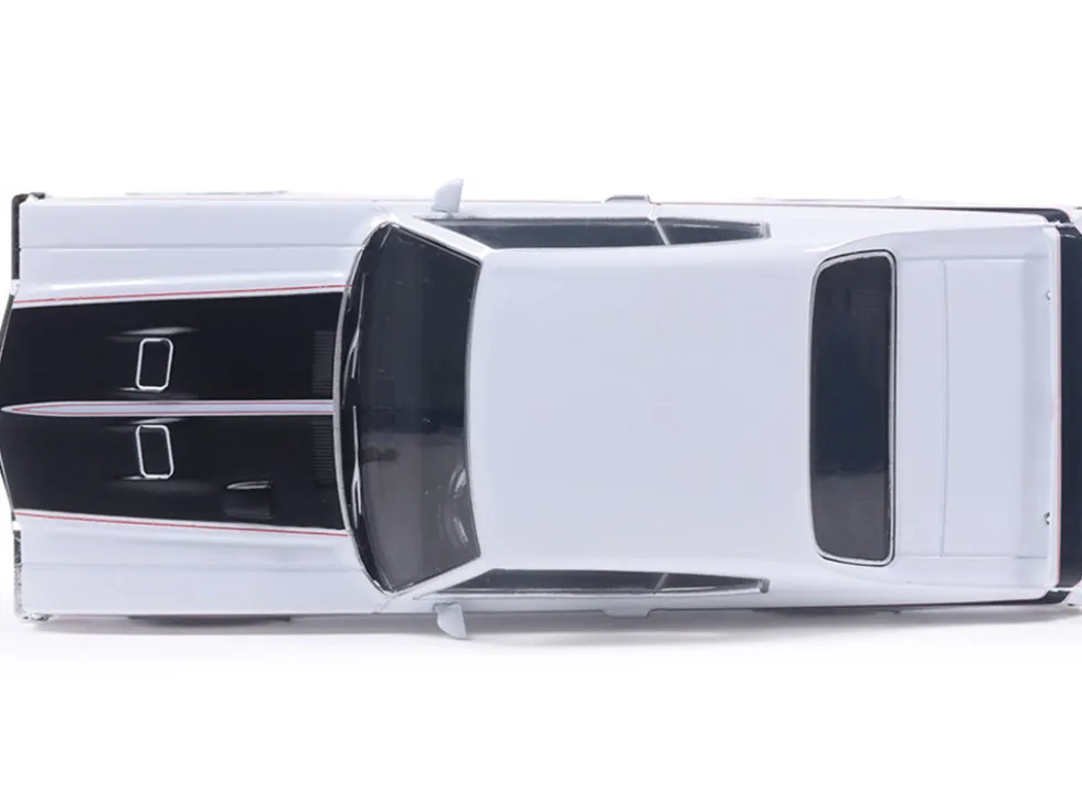 1970 Buick GSX Apollo White with Black and Red Stripes 1/43 Diecast Model by IXO Models