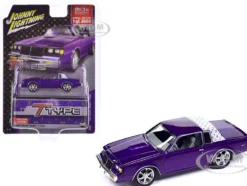 1987 Buick Regal T-Type Purple Metallic Limited Edition to 3600 pieces Worldwide 1/64 Diecast Model Car by Johnny Lightning