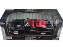 1949 Buick Roadmaster Black 1/18 Diecast Model Car Motormax 73116