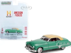1949 Buick Roadmaster Convertible Green Tan Soft Top American Pickers 2010-Current TV Series "Hollywood Series Release 37 1/64 Diecast Model Car Greenlight 44970D