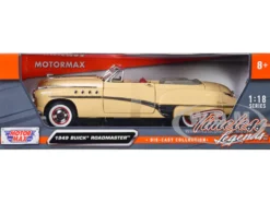 1949 Buick Roadmaster Cream 1/18 Diecast Model Car Motormax 73116