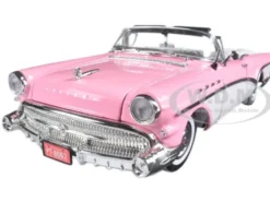1957 Buick Roadmaster Pink 1/18 Diecast Model Car Motormax 73152
