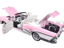 1957 Buick Roadmaster Pink 1/18 Diecast Model Car Motormax 73152