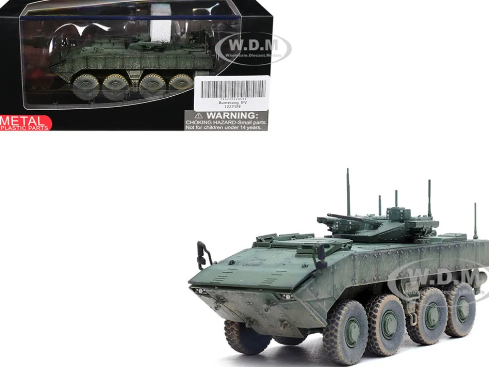 Bumerang (Object K-17) IFV (Infantry Fighting Vehicle) "Russian Army" Green Camouflage "Armor Premium" Series 1/72 Diecast Model by Panzerkampf